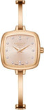 Lee Cooper Women's Analog Watch with Rose Gold Dial and Rose Gold Stainless Steel Band, LC08353.510