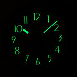 Rhythm Value Added Wall Clock | Super Luminous | Metallic Blue, CMG727NR04 Rhythm Wall Clock CMG727NR04