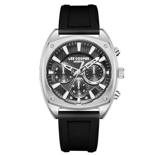 Lee Cooper, Men's, Analog Watch, Black Dial, with Silicone Band, LE-LC08237.361