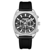 Lee Cooper, Men's, Analog Watch, Black Dial, with Silicone Band, LE-LC08237.361