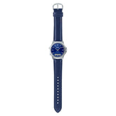 Casio, Men's Watch Analog-Digital, Blue Dial Blue Leather Band, MTP-VC01L-2EUDF