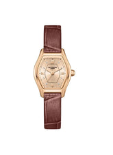 Lee Cooper Women's Analog Watch with Grey Dial and Brown Leather Band, LC08392.462