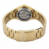 Seiko 5 Sports Analog Men's Watch with Day and date and Gold Dial with Gold Stainless Steel strap,SNZ460J