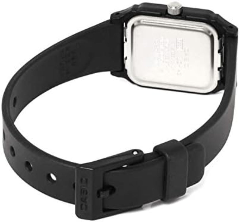 Casio, Women's Watch Analog, Gold Dial Black Resin Band, LQ-142E-9ADF product image