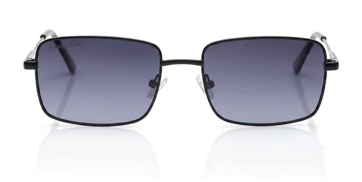 Fastrack Men's Sunglasses, Grey Lens, Polarised and UV protected, M278GY2PV