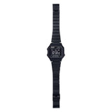 Casio Men's Watch Vintage Collection Digital, Black Dial Black Stainless Steel Strap, B650WB-1BDF