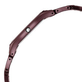 Titan Edge Ceramic Women's Watch Analog Wine Red Dial with Ceramic Band, 2653QC18
