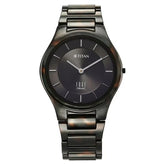 Titan Edge Ceramic Camo Quartz Analog Men's Watch in Green Dial Green Ceramic Strap, 1696KC04