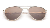 Fastrack Unisex Aviator Sunglasses, Brown Lens, Polarised and UV protected, M277BR6PV - image 2