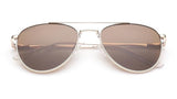 Fastrack Unisex Aviator Sunglasses, Brown Lens, Polarised and UV protected, M277BR6PV - image 2