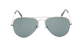 Fastrack Men's Aviator Sunglasses with Polarised and UV Protected Lens, M165GR42V