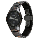 Titan Edge Ceramic Camo Quartz Analog Men's Watch in Green Dial Green Ceramic Strap, 1696KC04