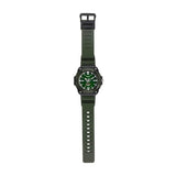 Casio Men's Watch Analog Green Dial With Black Resin Band, MW-620H-3AVDF