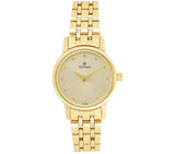 Titan, Women, Analog, Watch, Champagne Dial, Stainless steel Strap, 2593YM01