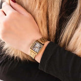 Casio Women's Watch Analog, Silver Dial Gold Stainless Steel Strap, LTP-V007G-9BUDF product image