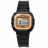 Casio Women's Watch Digital, Yellow Dial Black Resin Strap, LA-20WH-9ADF