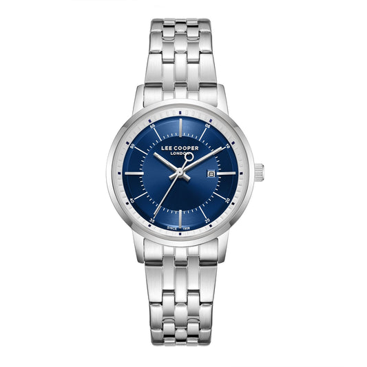 Lee Cooper, Men's, Analog Watch, Blue Dial, with Stainless Steel Band, LE-LC08165.390