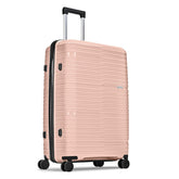 Carlton Alton 76cm 8 Wheel Hard Top Trolley-Peach, ALTON76PK