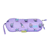 Wildcraft Wikipepo1 Cupcake Purple Pencil & Stationary Pouch, WIKIPEPO1CPE
