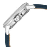 Titan Light Leathers Men's Multifunction Watch Blue Dial with Blue Leather Strap, 90200SL03