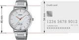 Casio Men's Watch Analog White Dial with Silver Stainless Steel Band, MTP-VT01DM-7AUDF