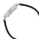 Casio Women's Watch Analog White Dial with Black Leather Strap, LTP-VT04L-7A2DF