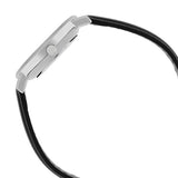 Casio Women's Watch Analog White Dial with Black Leather Strap, LTP-VT04L-7A2DF