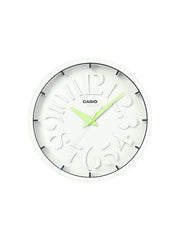 Casio, Wall Clock, Analog White Dial, IQ-64-3DF