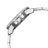 Titan Zero Hour Diver's 100M Quartz Watch for Men, Black Dial with Silver Stainless Steel Bracelet, 10067KM01
