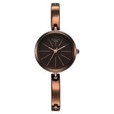 Titan Women's Watch Raga Viva Collection, Brown Dial Brown Stainless Steel Strap, 2606QM03