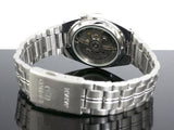 Seiko Men's Mechanical Watch Analog, Blue Dial Silver Stainless Band , SNK563J