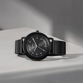 Titan Workwear Men's Watch Analog Anthracite Dial with Black Mesh Band, 1884NM01