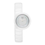 Titan Raga Women's Quartz Analog Watch, White Dial, White Ceramic Strap, TI-95391KC01
