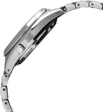 Seiko, Men's Mechanical Watch Analog, Black Dial Silver Stainless Steel Band, SRPK89K