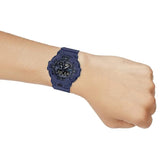 G-Shock Men's Watch Analog-Digital Dial with Blue Resin Band, GA-700CA-2ADR