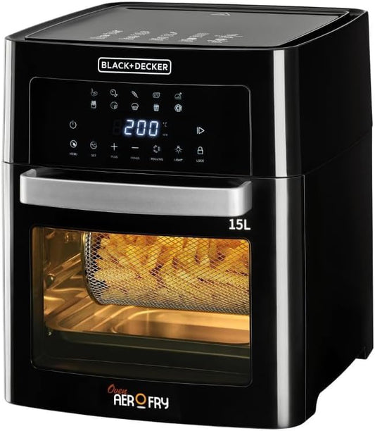 Black & Decker 15L Digital Air Fryer Oven, AOF150 Air Fryer BL-AOF150