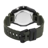 Casio Men's Watch Analog Green Dial With Black Resin Band, MW-620H-3AVDF
