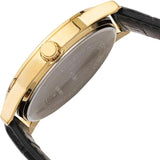 Casio Men's Watch Analog, Black Dial Black Leather Strap, MTP-V001GL-7BUD