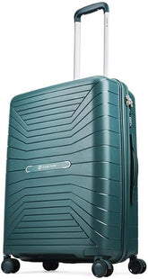 Carnival Plus 66cm Green 8 Wheel Hard Top Trolley, CARNIVALPLUS66GRN