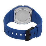Casio Unisex Watch Digital Dial with Blue Resin Band, F-91WB-2A1DF