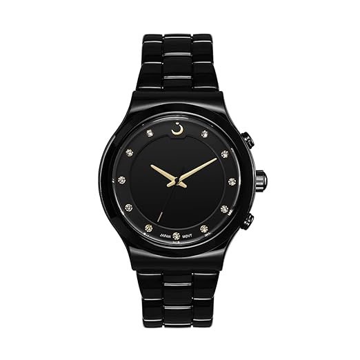 Alfajr Islamic Prayer Women's Analog Watch Black Dial With Black Stainless Steel Band, WB-32BLACKSHINING authentic Alfajr WB-32BLACKSHINING Islamic prayer product in Bahrain