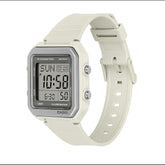 Casio Men's Digital White Dial Watch With White Resin Band, W-221H-8AVDF