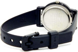 Casio Women's Watch Analog, White Dial Black Resin Strap, LQ-139AMV-7B3LD