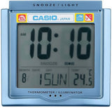 Casio, Digital Desk Alarm Clock, Blue, DQ-750F-2DF