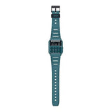 Casio Calculator Unisex Watch Digital Dial with Green Resin Strap, CA-53WB-3BDF