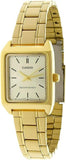 Casio Women's Watch Analog, Champagne Dial Gold Stainless Steel Strap, LTP-V007G-9EUDF