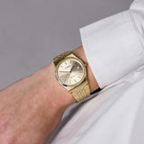 Casio Men's Watch Analog Gold Dial With Gold Stainless Steel Band, MTP-B145G-9AVDF