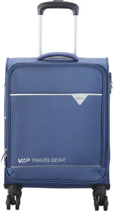 VIP Experia 55cm Soft Trolley Blue, EXPERIA55BLU