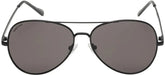 Fastrack Men's Aviator Sunglasses, Black Lens, UV protected, M258BK1