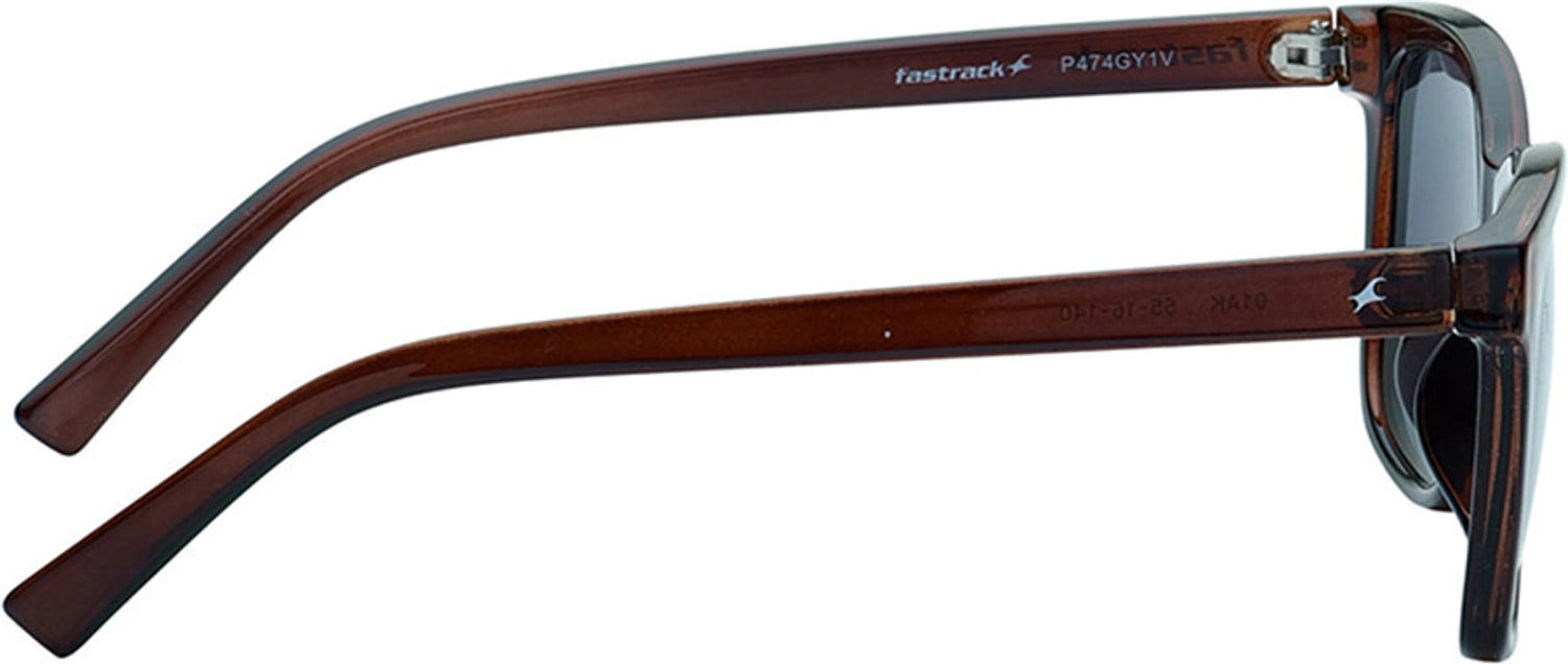 Fastrack Women's Sunglasses, Blue Lens, UV protected, P474GY1 - image 5